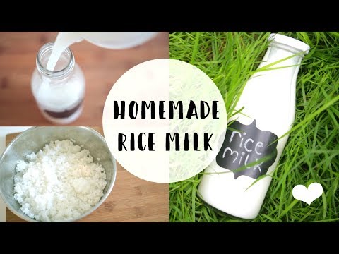 Homemade Rice Milk // Vegan