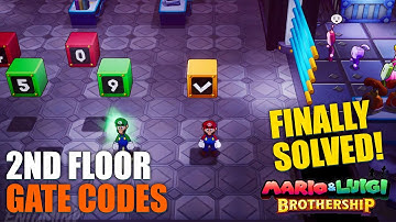 What is the code of Lottacoins Island Building 2nd Floor Mario and Luigi Brothership