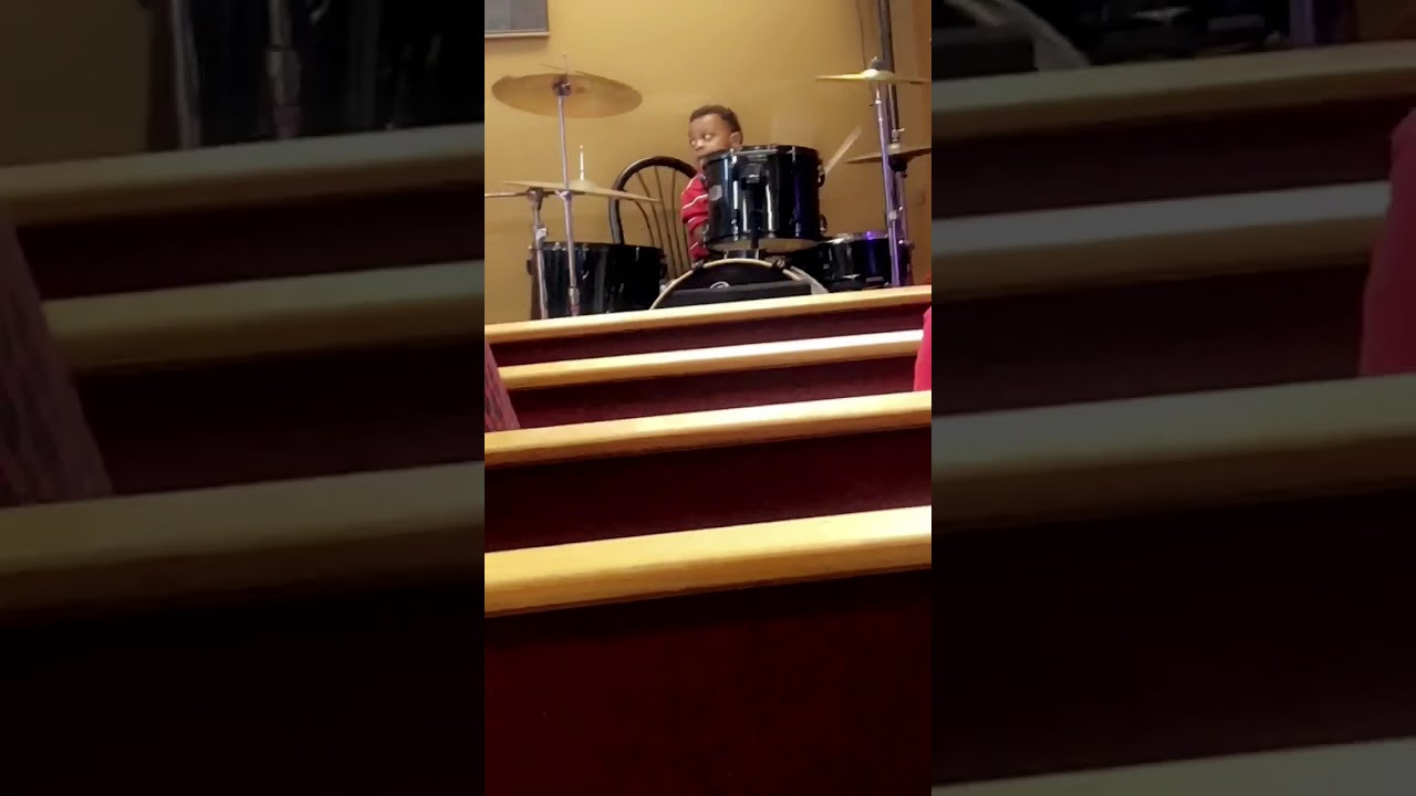 Christin Heath Jr playing in Gods service