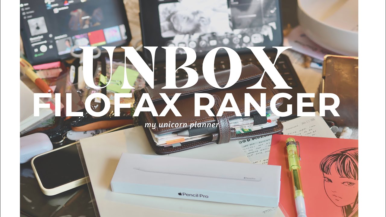 Unbox my new Filofax Ranger | Filofax Setup - My 2026 Planner ...