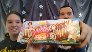Carrot Cake Rolls by Little Debbie REVIEW - YouTube