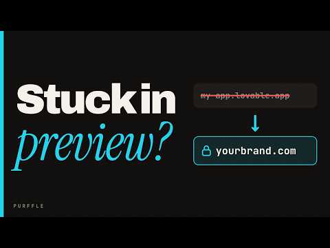 From preview link to your own domain: going live with a Lovable app