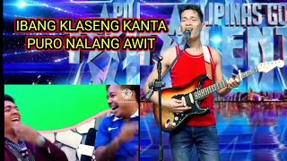 nakakatawa ang kinanta niya puro nalang awit(Pilipinas got talent audition)