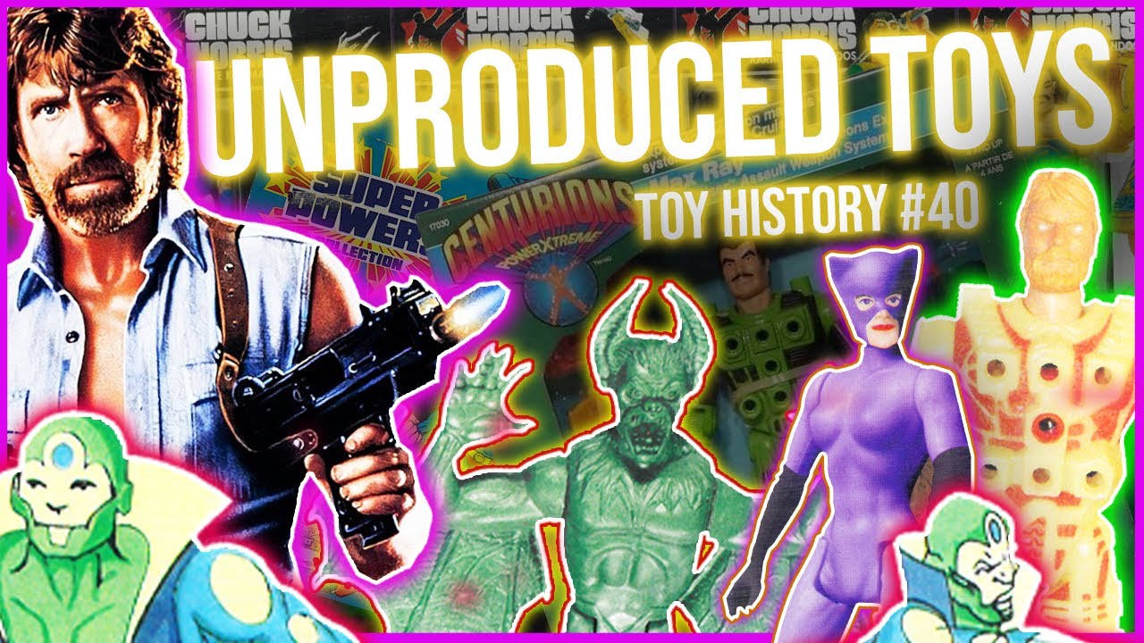 Unproduced Kenner Toys - Super Powers, Centurions, Chuck Norris