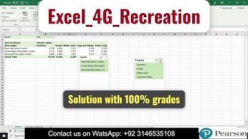 Excel_4G_Recreation | Excel 4G Recreation | G019_XL_CH04_GRADER_4G_AS #excel4g #recreation1.3 #4g
