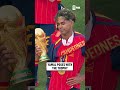 Lamine Yamal with the Winner's Trophy after Spain defeated Argentina in the FIFA World Cup Final