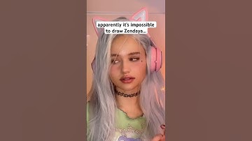 apparently it’s IMPOSSIBLE to draw Zendaya😳… how did i do? | JULIA GISELLA