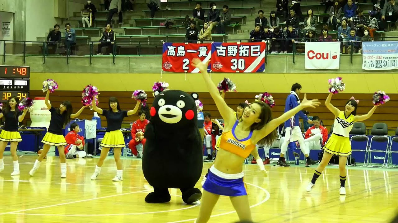 みとちゃんダンス（くまモン、みとちゃん、いばラッキー、常磐大学高等