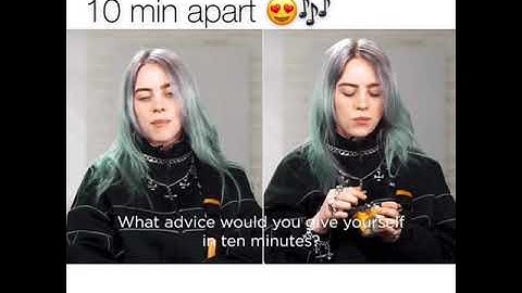 Billie eilish same interview 10 min apart.