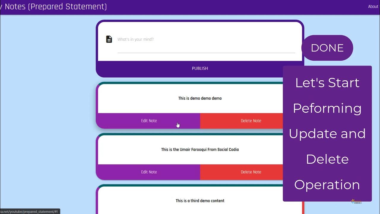 CRUD Operation Using PHP MYSQLI |Prepared Statement | Prepared ...