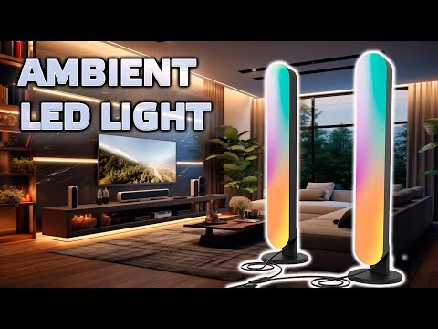 Ambient LED panels with addressable LEDs and music mode, connect via Local Tuya