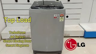 LG Fully Automatic Top Load Washing Machine LG 10kg Washing Machine  5 Star Rating Smart Diagnose