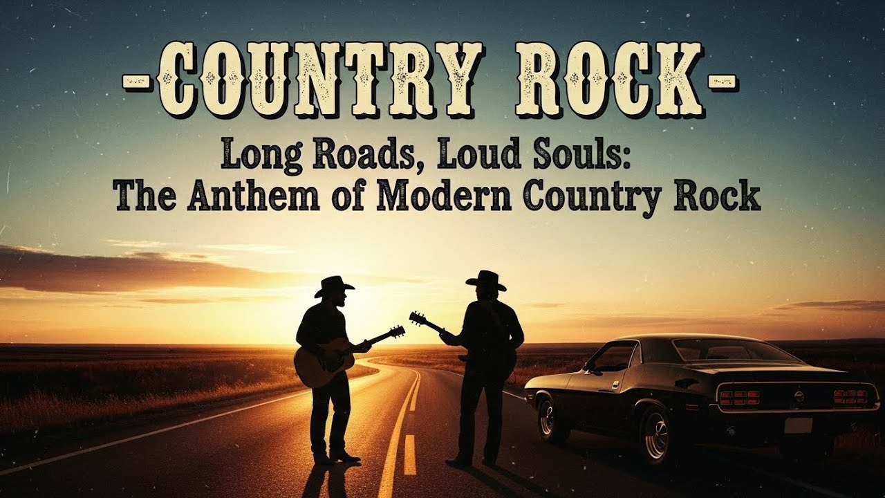 -COUNTRY ROCK-  Long Roads, Loud Souls: The Anthem of Modern Country Rock