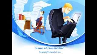 Procrastination PowerPoint Template by PoweredTemplate.com