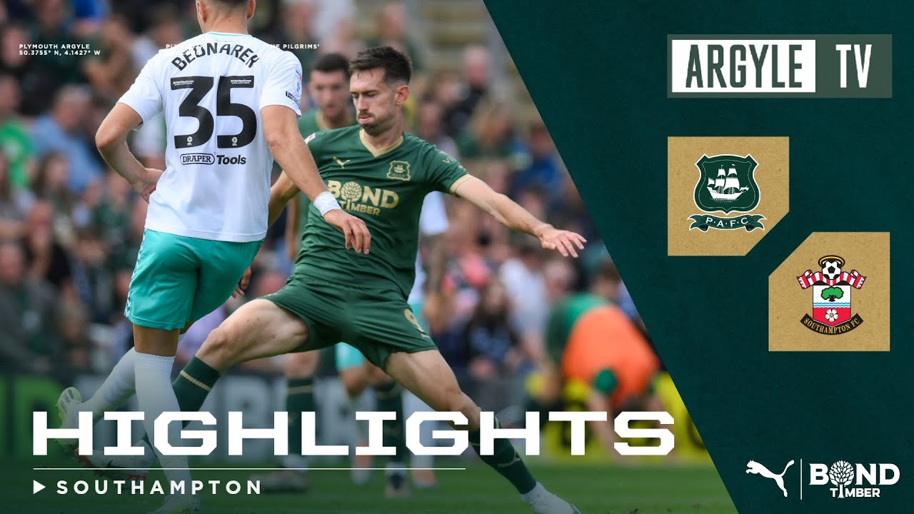 Highlights | Plymouth Argyle v Southampton - YouTube