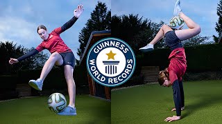 World's YOUNGEST Football Freestyle Champion! | Guinness World Records