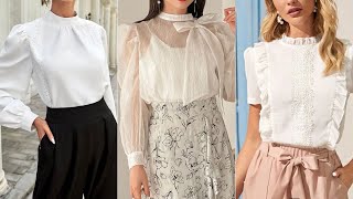 Blusas Brancas O Charme E A Elegância Das Blusas Femininas Brancas Dicas De Moda