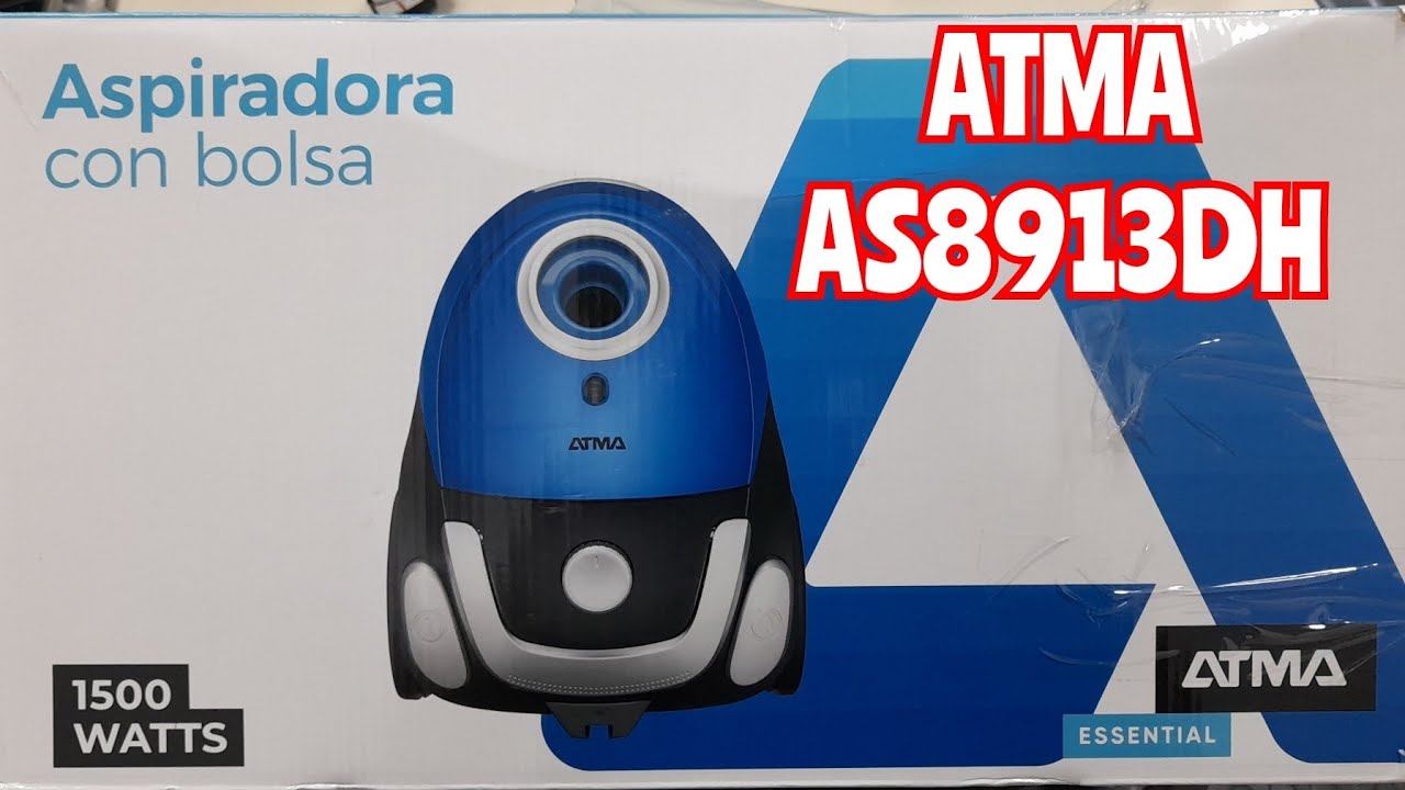 Aspiradora ATMA AS8913DH uso y mantenimiento, limpieza de filtros cuando no  aspira con fuerza - YouTube