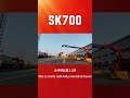SK700吊機全伸臂起重3.1噸 SK700 crane lifts 3.1 tons with fully extended boom