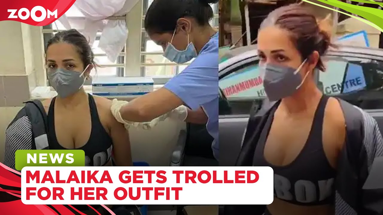 Malaika Arora gets trolled for her outfit as she goes for vaccination