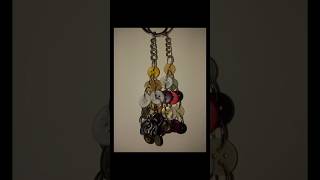DIY Button Keychain........Waste Material Craft.....👀