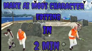 🤠 HOW TO CREATE MODI JI GAMPLAY VIDEO 🔥👻 HOW TO EDIT MODI JI CHARACTER IN FREE FIRE #freefire screenshot 4
