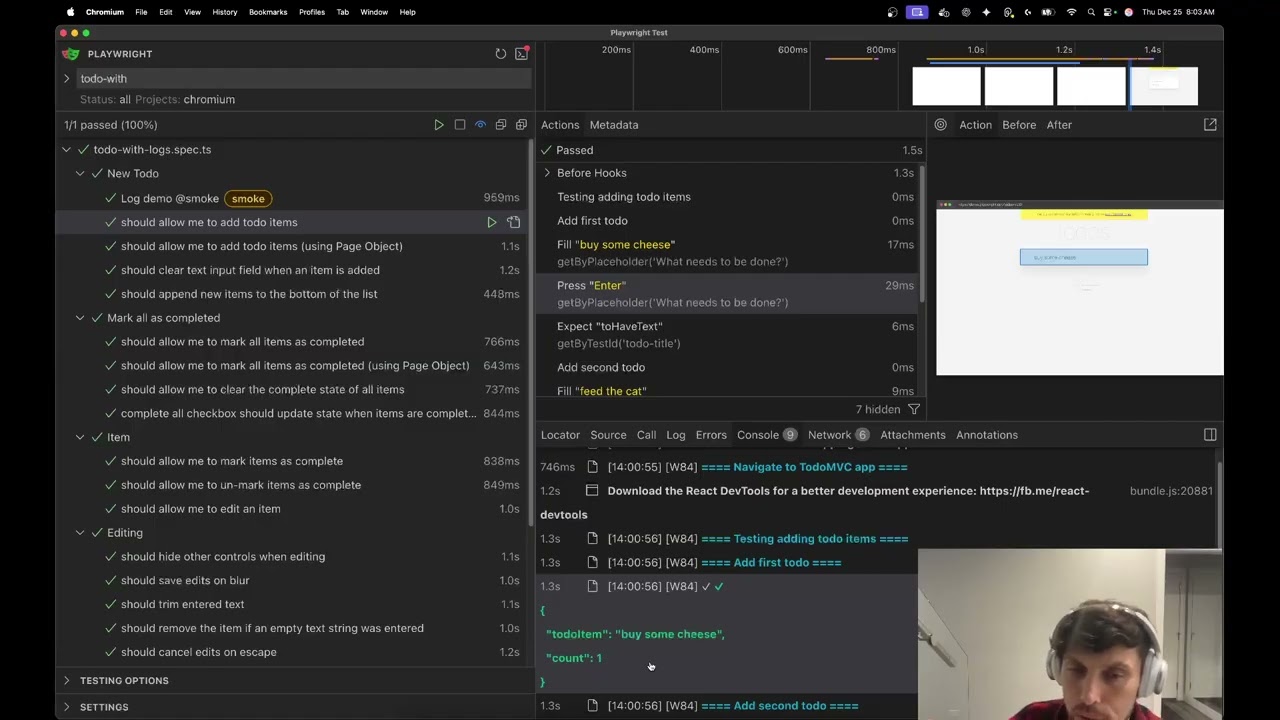 log из playwright-utils: логи драматурга, о которых вы всегда мечтали (представьте себе cy.log + ...