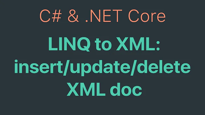 13-LINQ#3.Insert update delete data in XML file using LINQ