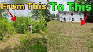 From JUNGLE to Livable: Extreme Overgrown Backyard Transformation. 