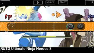 GAME PSP FOR ANDROID Naruto Ultimate Ninja Heroes 3 screenshot 5
