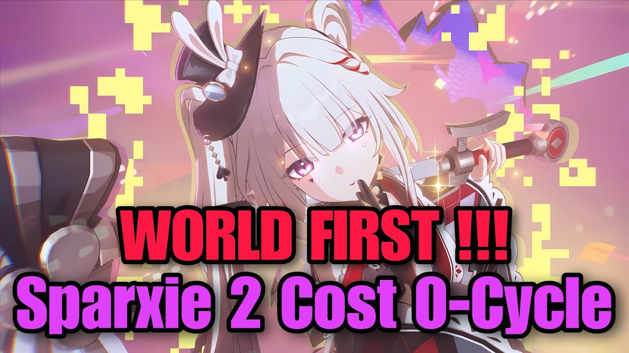[HSR] [AA 4.0] World First Sparxie 2(3) Cost 0-Cycle King Stage!!! | The Elation Era is coming!!