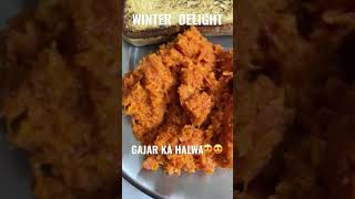 WINTER DELIGHT | Gajar ka halwa | streetfood foodie shortsmixedbag shorts