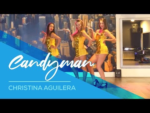 Candyman - Christina Aguilera - Easy Show Dance Fitness Choreography  - Fun - showdance