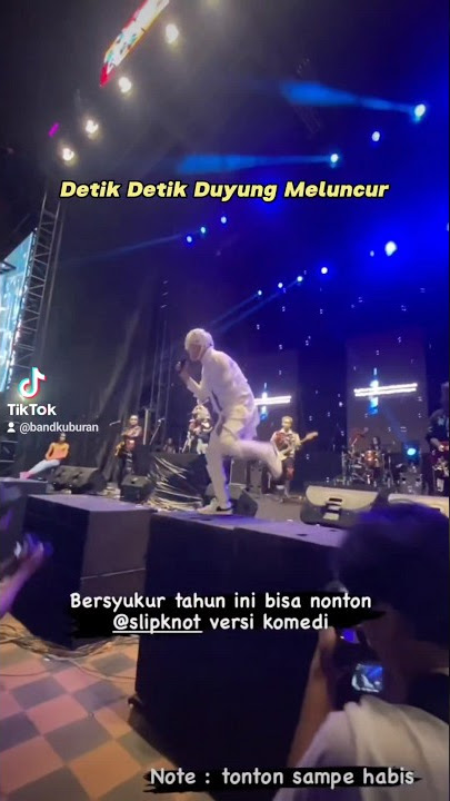Kapok Ah, Gini Akibatnya Kalo Bawa Duyung ke Panggung‼️#kuburanband🤣🤣 #konsermusik #kuburan #shorts