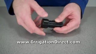 Drip Irrigation - How to install a half inch compression end cap for 700 tubing EC700