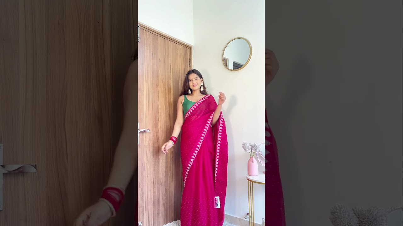 Saree & blouse combinations #youtubeshorts #colourcombination #colour #saree #sareedraping #sarees