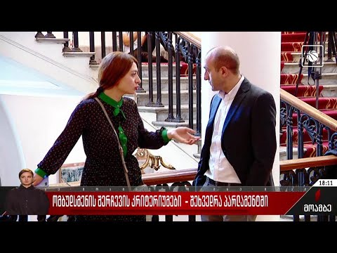 ომბუდსმენის შერჩევის კრიტერიუმები - შეხვედრა პარლამენტში