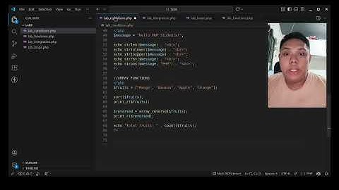 LAB 8: PHP CONTROL STRUCTURES AND FUNCTIONS