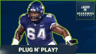 Plug N' Play? UConn O-Line Coach Breaks Down Seattle Seahawks Rookie Christian Haynes