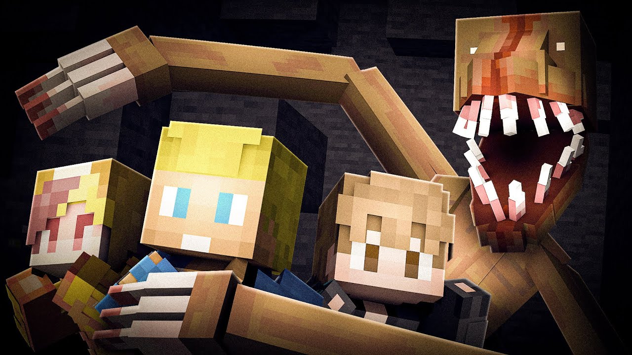 Μας Κυνηγούσε ενα ΤΕΡΑΣ σε αυτόν τον Minecraft SMP