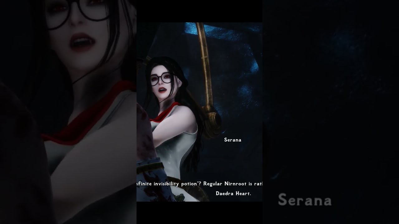 Serana Opinion About Crimson Nirnroot Skyrim Shorts Wtf Nnn Eldenring