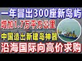 一年冒出300座新岛屿，增加1.7万平方公里，中国造出新建岛神器，沿海国际向高价求购