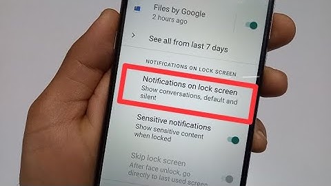 Activate lock screen notification in Micromax in 1b Android mobile phone | #micromax