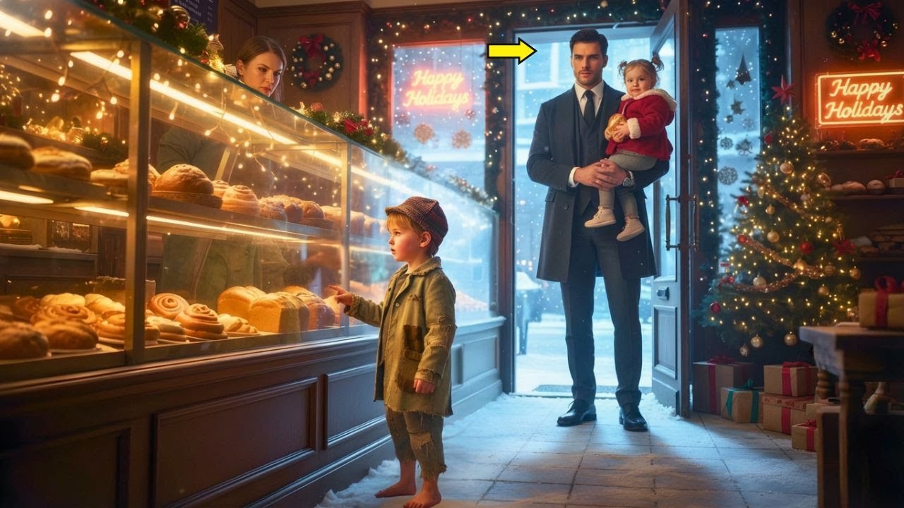 «La mamma non ha mangiato… puoi condividere pane scaduto?» chiese il bimbo, entra il CEO padre solo