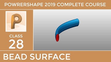 PowerShape 2019 Tutorial # 28 - Surface From Bead & Patches - Urdu/Hindi
