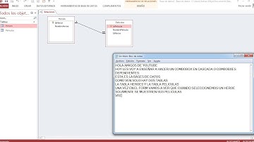 Combox en Cascada o Combobox Dependientes ACCESS 1/2