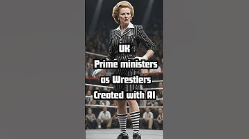 UK Prime Ministers as Wrestlers created with AI #history  #aiimagination  #artificialintelligence