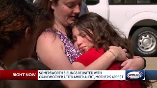 Somersworth siblings reunited with grandmother after Amber Alert, mother's arrest