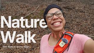 🚶🏽‍♀️‍➡️🌿 Let's take a slow walk through the woods and welcome Spring. 🌱🌸