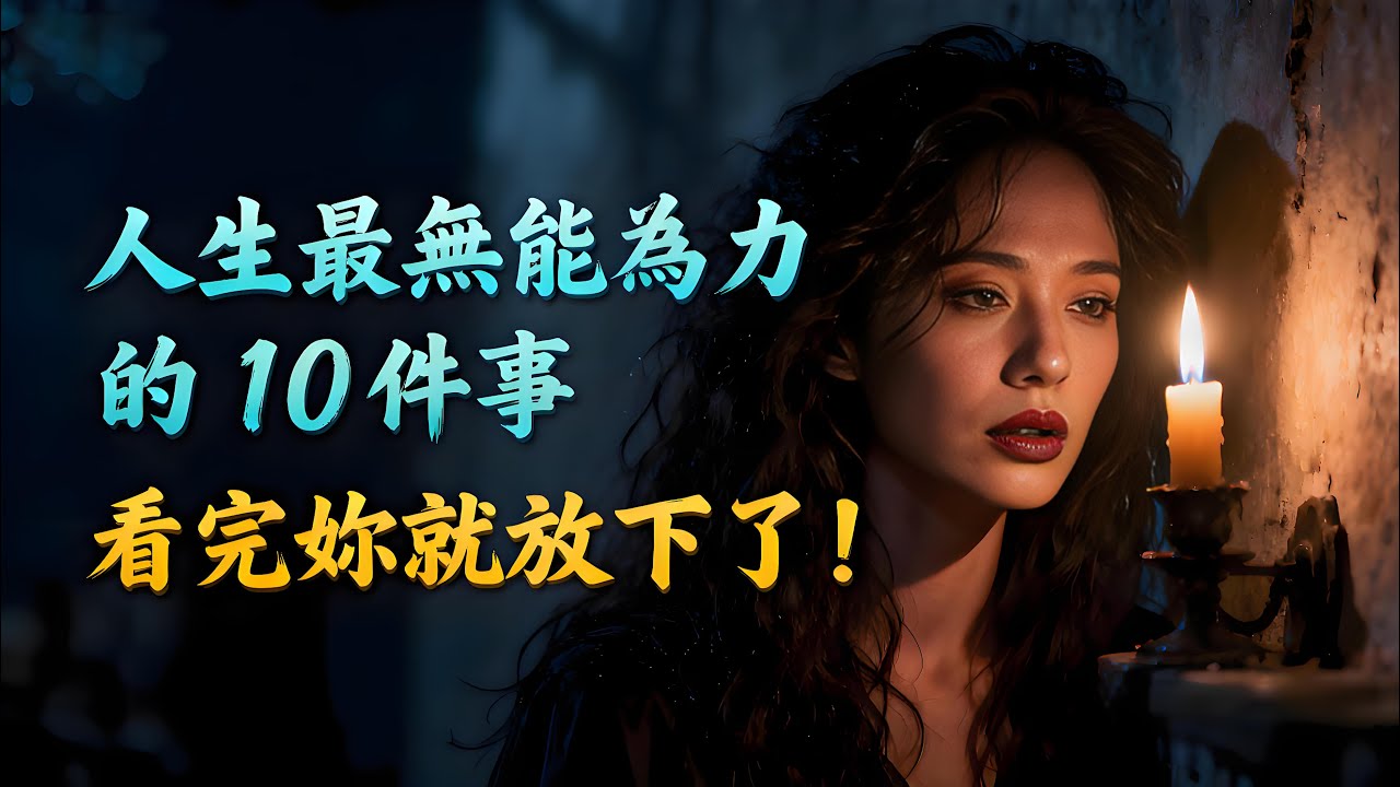 人生最無能為力的10件事，看完妳就放下了！#中老年生活 #人生智慧 #生活經驗